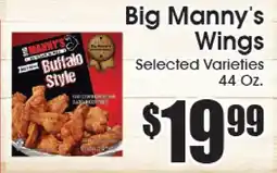 Supremo Foods Inc Big Manny's Wings offer