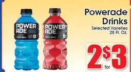 Supremo Foods Inc Powerade Drinks offer