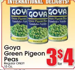 Supremo Foods Inc Goya Green Pigeon Peas offer