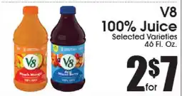 Supremo Foods Inc V8 100% Juice offer