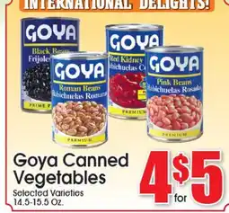 Supremo Foods Inc Goya Canned Vegetables offer