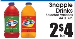Supremo Foods Inc Snapple Drinks offer