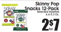 Supremo Foods Inc Skinny Pop Snacks offer