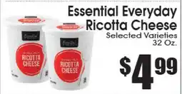 Supremo Foods Inc Essential Everyday Ricotta Cheese offer