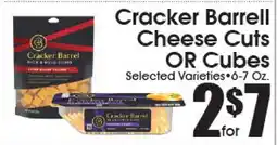 Supremo Foods Inc Cracker Barrell Cheese Cuts OR Cubes offer