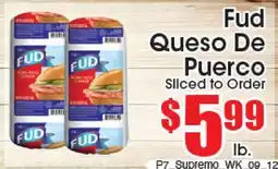 Supremo Foods Inc Fud Queso De Puerco offer