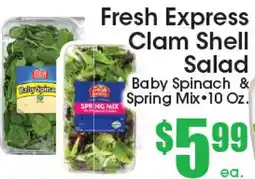 Supremo Foods Inc Fresh Express Clam Shell Salad offer