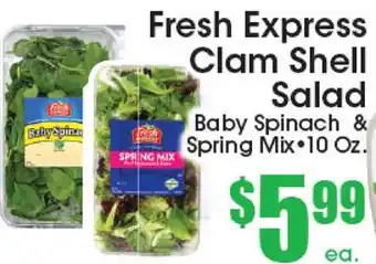 Supremo Foods Inc Fresh Express Clam Shell Salad offer