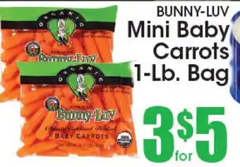 Supremo Foods Inc BUNNY-LUV Mini Baby Carrots offer