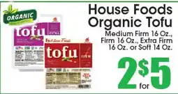 Supremo Foods Inc House Foods Organic Tofu offer