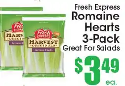 Supremo Foods Inc Fresh Express Romaine Hearts offer