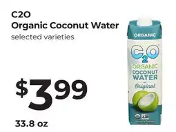 Lifethyme C2O Organic Coconut Water offer