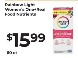 Lifethyme Rainbow Light Women's One+Real Food Nutrients offer