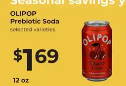 Lifethyme OLIPOP Prebiotic Soda offer