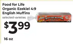 Lifethyme Organic Ezekiel 4:9 English Muffins offer