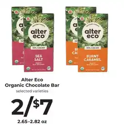 Lifethyme Alter Eco Organic Chocolate Bar offer