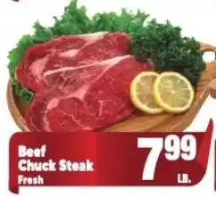 Cherry Valley Marketplace Beef Chuck Steak offer