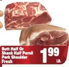 Cherry Valley Marketplace Butt Half Or Shank Half Pernil Pork Shoulder Fresh offer