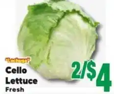 Cherry Valley Marketplace Cello Lettuce offer