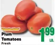 Cherry Valley Marketplace Tomatoes Plum offer