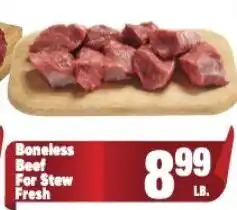 Cherry Valley Marketplace Boneless Beef For Stew Fresh offer