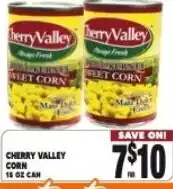 Cherry Valley Marketplace Cherry Valley corn offer