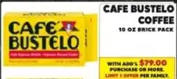 Cherry Valley Marketplace Cafe Bustelo coffee offer