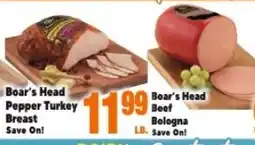 Cherry Valley Marketplace Boar's Head Pepper Turkey Breast offer