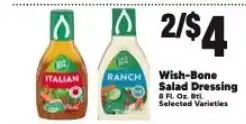 Cherry Valley Marketplace Wish-Bone Salad Dressing offer