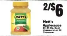 Cherry Valley Marketplace Mott's Applesauce offer