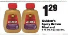 Cherry Valley Marketplace Gulden's Spicy Brown Mustard offer