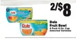 Cherry Valley Marketplace Dole Fruit Bowl offer