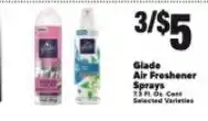 Cherry Valley Marketplace Glade air freshener sprays offer