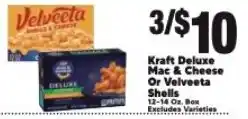 Cherry Valley Marketplace Kraft Deluxe Mac & Cheese Or Velveeta Shells offer