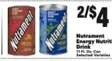 Cherry Valley Marketplace Nutrament energy nutritive drink offer