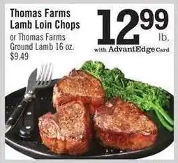Price Chopper Thomas Farms Lamb Loin Chops offer