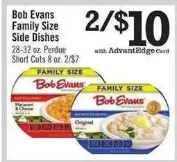 Price Chopper Bob Evans Family Size Side Dishes offer