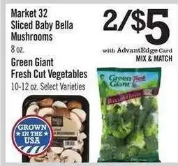 Price Chopper Market 32 Sliced Baby Bella Mushrooms offer