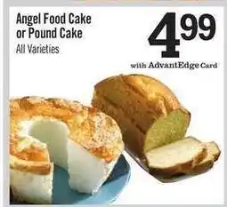 Price Chopper Angel Food Cake or Pound Cake offer