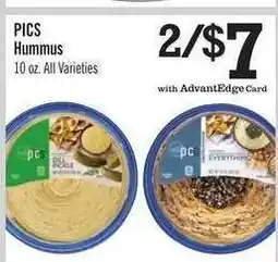 Price Chopper PICS Hummus offer