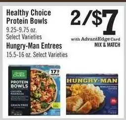 Price Chopper Healthy Choice Protein Bowls offer