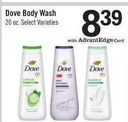 Price Chopper Dove Body Wash offer