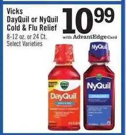 Price Chopper Vicks DayQuil or NyQuil Cold & Flu Relief offer