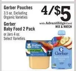 Price Chopper Gerber Pouches offer