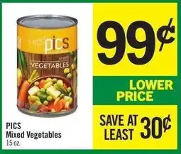 Price Chopper PICS Mixed Vegetables offer