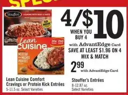 Price Chopper Stouffer's Entrées offer