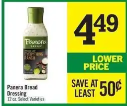 Price Chopper Panera Bread Dressing offer