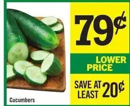 Price Chopper Cucumbers offer