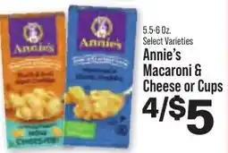 Hometown Market Annie's Macaroni & Cheese or Cups offer