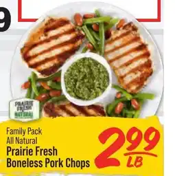 Hometown Market Prairie fresh boneless pork chops offer